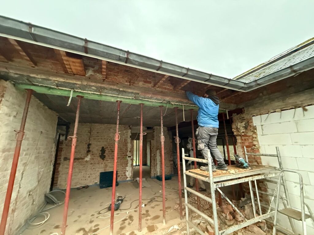 Étaiement et reprise de plancher